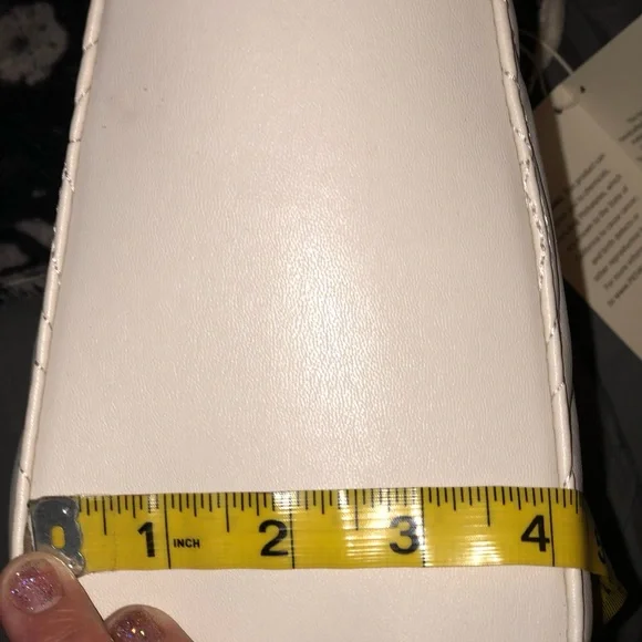 Valentino Orlandi Quilted Cream Mini Bag - Picture 13 of 14